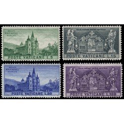 Vaticano 247/50 1957 Basílica Mariazell MNH Vaticano 247/50 1957 Basílica Mariazell MNH