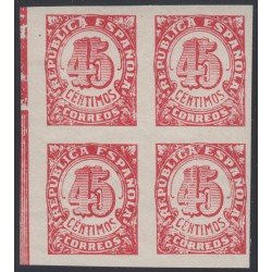 España Spain NE 30s Bl. 4 1938 No Emitidos No Expendidos Cifras MNH España Spain NE 30s Bl. 4 1938 No Emitidos No Expendidos Cifras MNH