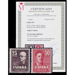 España Spain 1015/16 1947 Falla y Zuloaga MNH España Spain 1015/16 1947 Falla y Zuloaga MNH