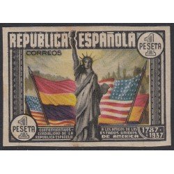 España Spain 763s 1938 Aniversario Constitución EEUU MH España Spain 763s 1938 Aniversario Constitución EEUU MH