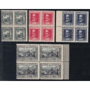 España Spain 690/93 Bl.4 1935 Lope de Vega MNH