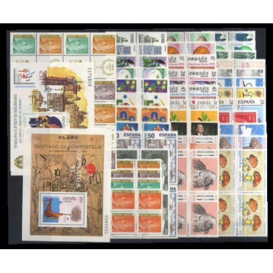 España Spain Año completo Year Complete 1993 Bl.4 MNH España Spain Año completo Year Complete 1993 Bl.4 MNH