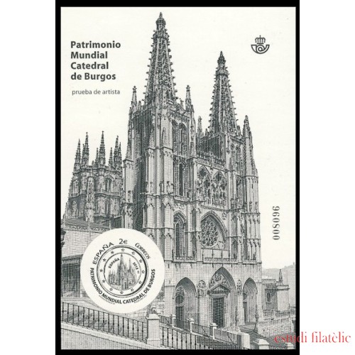 España Spain Prueba de lujo 107 2012 Catedral de Burgos 
