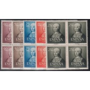 España Spain 1092/96 Bl.4 1951 Isabel La Católica MNH 