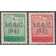 Barcelona SH 40/41 1942 Navidad MH