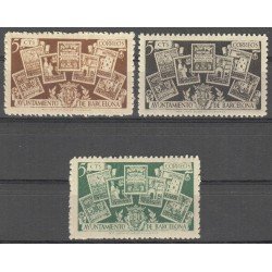 Barcelona 69/71 1945 Sellos Ayuntamiento MNH Barcelona 69/71 1945 Sellos Ayuntamiento MNH