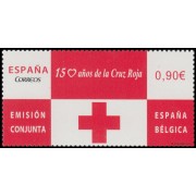 España Spain Emisión Conjunta 2013 España-Bélgica Cruz Roja Red Croos MNH