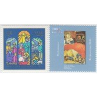 España Spain Emisión conjunta 2000 Alemania-España Navidad MNH