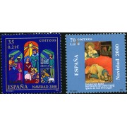 España Spain Emisión conjunta 2000 España-Alemania Navidad MNH