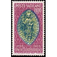 Vaticano 191 1953 Centenario muerte Pier Lombardo MNH