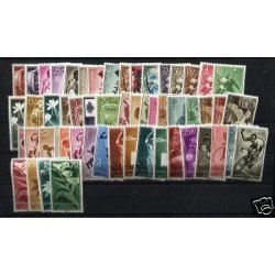 GUINEA 1955 - 1959 COLECCION COMPLETA MH sombras GUINEA 1955 - 1959 COLECCION COMPLETA MH sombras