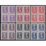 España Spain 855/60 1938 - 1939 Isabel la Católica Bl.4 MNH España Spain 855/60 1938 - 1939 Isabel la Católica Bl.4 MNH