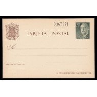 España Spain Entero Postal ( tarjeta ) 90 1962 Franco