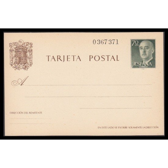 España Spain Entero Postal ( tarjeta ) 90 1962 Franco España Spain Entero Postal ( tarjeta ) 90 1962 Franco