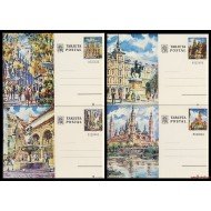 España Spain Entero Postal ( tarjeta ) 101/04 1973 Turismo Barcelona Madrid Córdoba Zaragoza