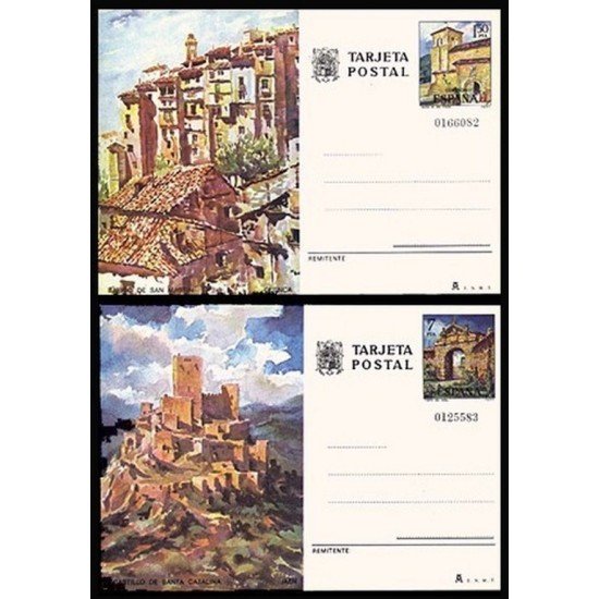España Spain Entero Postal ( tarjeta ) 111/12 1975 Turismo Cuenca Jaén España Spain Entero Postal ( tarjeta ) 111/12 1975 Turismo Cuenca Jaén