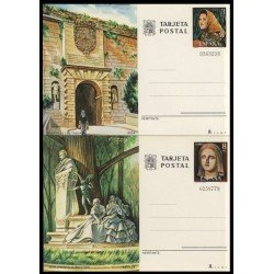 España Spain Entero Postal ( tarjeta ) 117/18 1978 Turismo Ibiza Sevilla