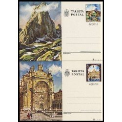 España Spain Entero Postal ( tarjeta ) 119/20 1979 Turismo Asturias Salamanca