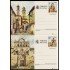 España Spain Entero Postal ( tarjeta ) 127/28 Turismo 1982 Albacete Toledo