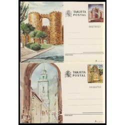 España Spain Entero Postal ( tarjeta ) 133/34 1983 Turismo Ávila Lugo España Spain Entero Postal ( tarjeta ) 133/34 1983 Turismo Ávila Lugo