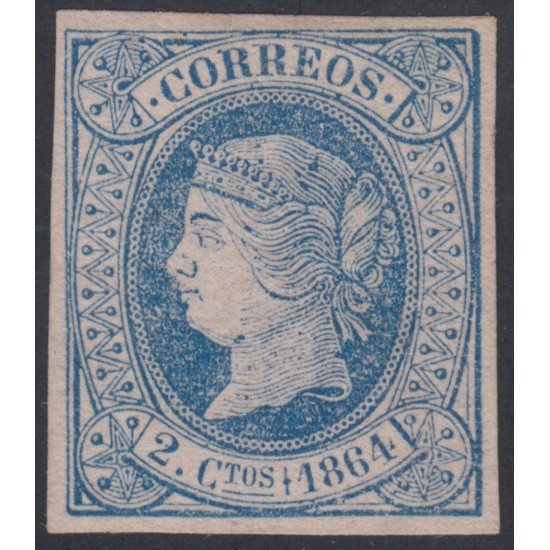 España Spain 63 1864 Isabel II MH España Spain 63 1864 Isabel II MH