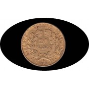 Francia France 20 francos franceses 1851 Moneda Oro Au Francia France 20 francos franceses 1851 Moneda Oro Au
