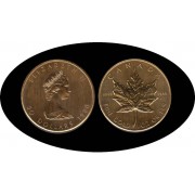 Canadá 1980 50$ Maple leaf Oro Au