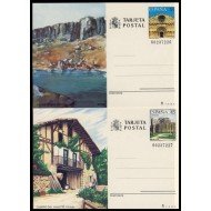 España Spain Entero Postal ( tarjeta ) 147/48 1989 Turismo Soria Álava