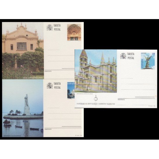 España Spain Entero Postal ( tarjeta ) 160/62 1996 Turismo Valladolid Lleida Huelva España Spain Entero Postal ( tarjeta ) 160/62 1996 Turismo Valladolid Lleida Huelva