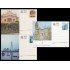 España Spain Entero Postal ( tarjeta ) 160/62 1996 Turismo Valladolid Lleida Huelva