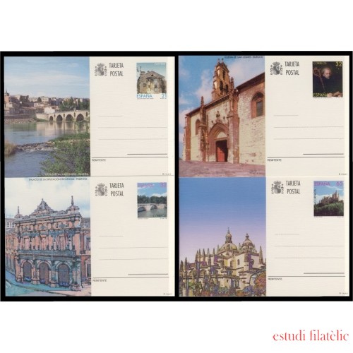 España Spain Entero Postal ( tarjeta ) 163/66 1997 Turismo Zamora Palencia Burgos Segovia