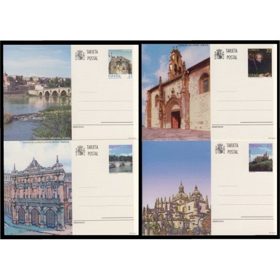 España Spain Entero Postal ( tarjeta ) 163/66 1997 Turismo Zamora Palencia Burgos Segovia España Spain Entero Postal ( tarjeta ) 163/66 1997 Turismo Zamora Palencia Burgos Segovia