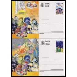 España Spain Entero Postal ( tarjeta ) 171/72 2005 Los Lunnis España Spain Entero Postal ( tarjeta ) 171/72 2005 Los Lunnis