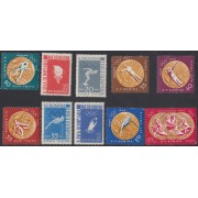 Rumanía  Romania 1804/13 1961 Medallas Olímpica Olimpic Games Deportes Sports MNH 