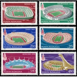Rumanía Romania 3210/15 1979 Estadios Olímpicos Olympic stadiums Sports MNH Rumanía Romania 3210/15 1979 Estadios Olímpicos Olympic stadiums Sports MNH