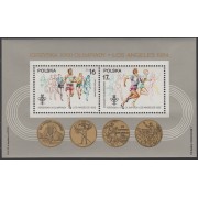 Polonia Poland HB 102 1981 JJOO Los angeles Atletas de 1934 Sports MNH 