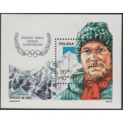 Polonia Poland HB 116 1988 Jerzy Kukuczka Alpinista Deportes Sports MNH 