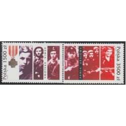 Polonia 3212/13 1992 Año de la Armada del Interior Resistencia Polonesa MNH Polonia 3212/13 1992 Año de la Armada del Interior Resistencia Polonesa MNH