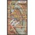 Santo Tomás y Príncipe HB 112 1991 Exposición Ncial. Francia Mapa, ave  Bird M