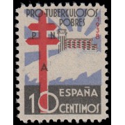 España Spain 866 1938 Pro Tuberculosos Cruz de Lorena MNH España Spain 866 1938 Pro Tuberculosos Cruz de Lorena MNH