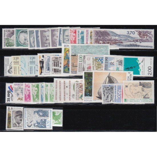 Francia France 1987 Año Completo MNH Francia France 1987 Año Completo MNH