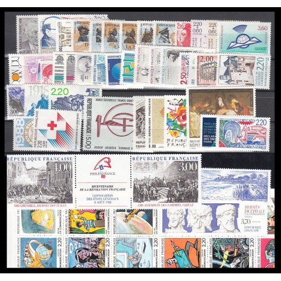 Francia France 1988 Año Completo MNH Francia France 1988 Año Completo MNH