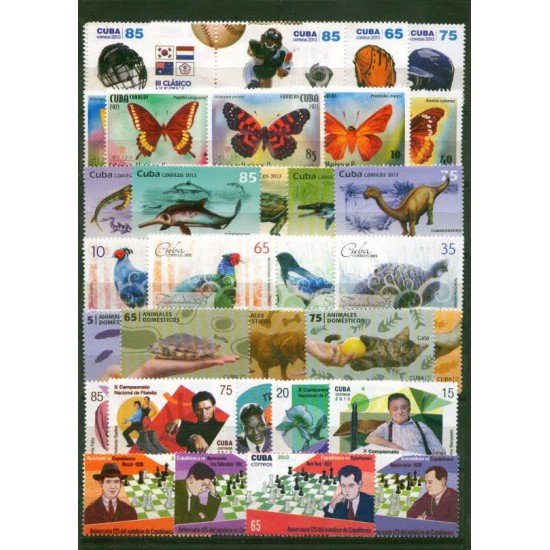 Cuba 2013 Año completo Year complete MNH Cuba 2013 Año completo Year complete MNH