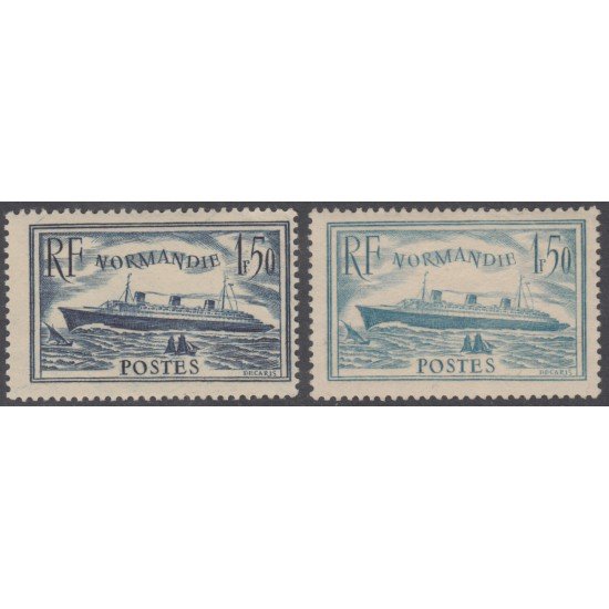 France Francia 299/300 1935 - 1936 Normandie MNH France Francia 299/300 1935 - 1936 Normandie MNH