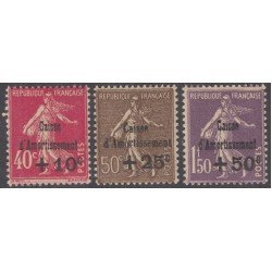 France Francia Nº 266/68 1930 Semeuse MNH France Francia Nº 266/68 1930 Semeuse MNH