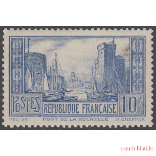 France Francia Nº 261 1929 1931 Port La Rochelle MH