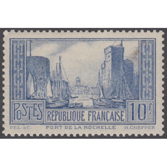 France Francia 261 1929 1931 Port La Rochelle MH France Francia 261 1929 1931 Port La Rochelle MH