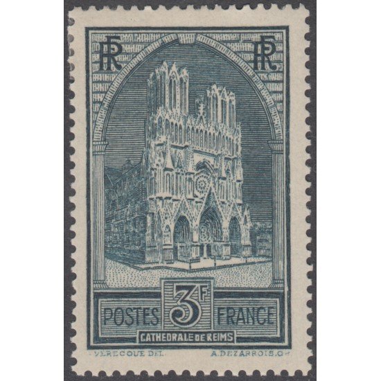 France Francia Nº 259 1929 - 1931 Mont-Saint-Michel MH France Francia Nº 259 1929 - 1931 Mont-Saint-Michel MH