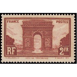France Francia 258 1929-1931 Arc Triomphe MNH France Francia 258 1929-1931 Arc Triomphe MNH