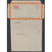 España Aerograma 126A 1977/79 Bicolor Franqueo mecánico previamente impreso